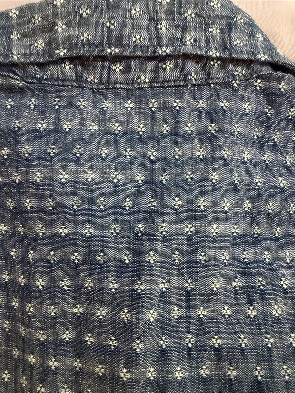 The Children's Place Blue Patterned Button-Up One-Piece Bodysuit 9-12 Month